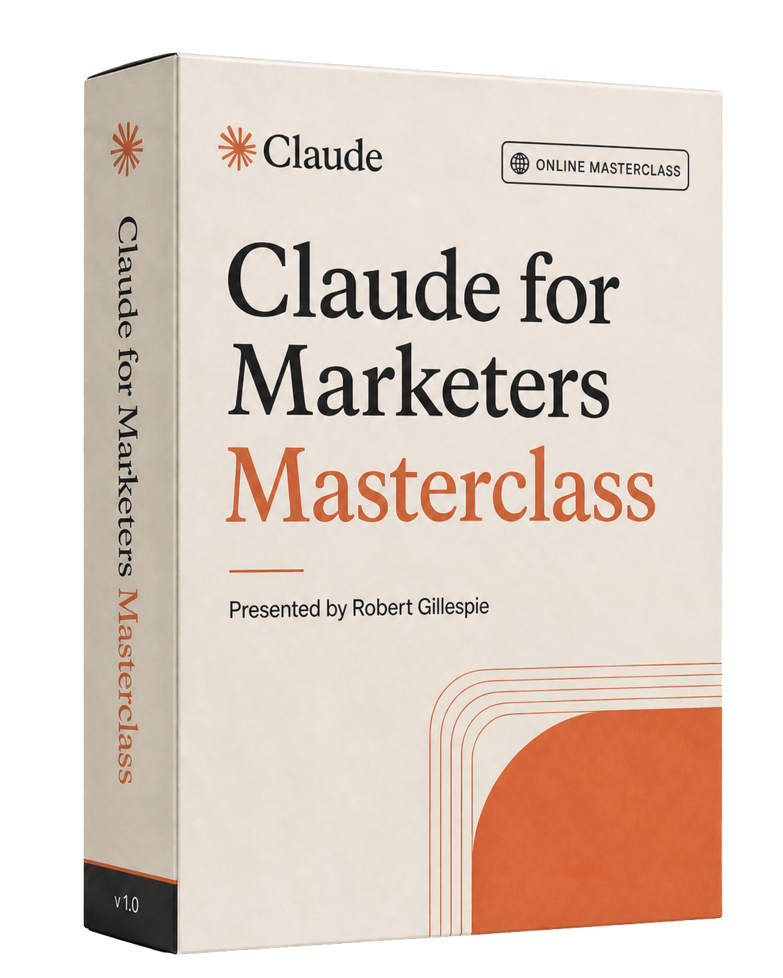 Claude for Marketers Masterclass — product box